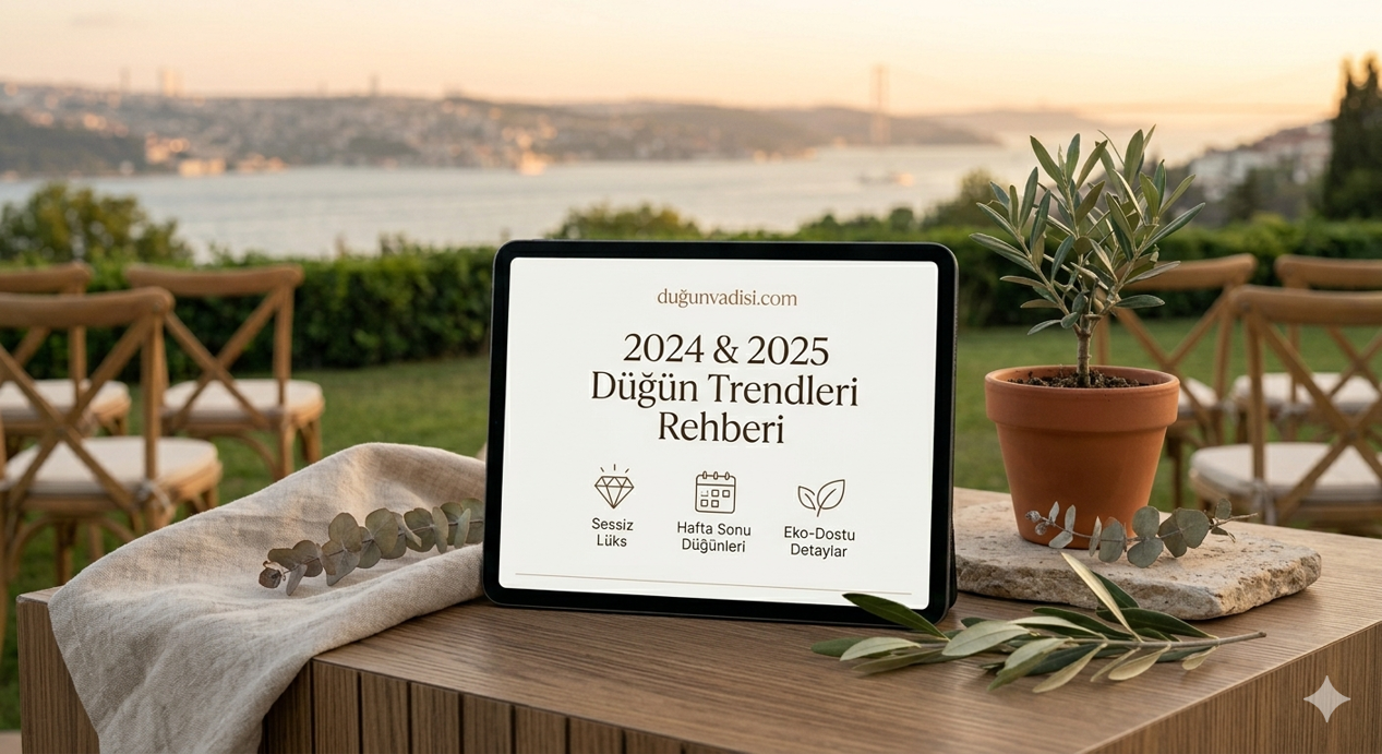2026 Düğün Trendleri: Modern Çiftler İçin İlham Dolu Fikirler - Düğün Organizasyonu - Blog kapak görseli